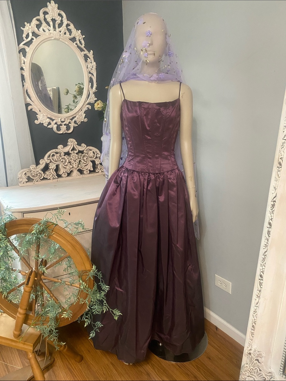 Gunne Sax amethyst dream princess gown